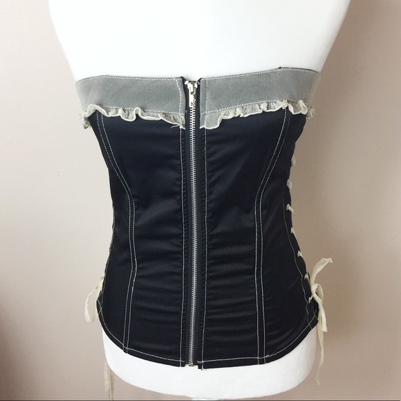Tripp nyc Other - TRIPP NYC strapless Corset Top with Zipper front